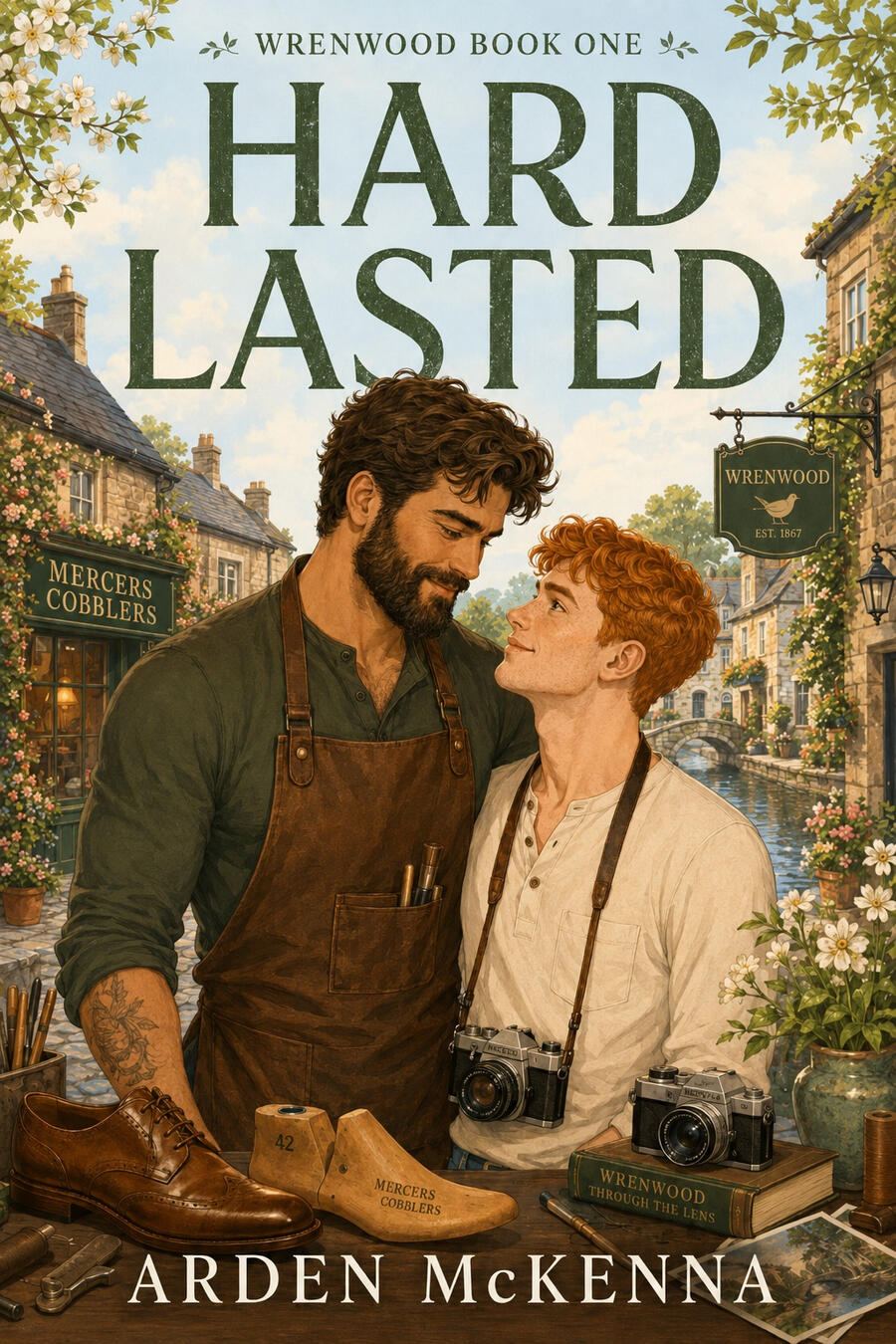 Hard Lasted Hard Lasted by Arden McKenna, Book One in the Wrenwood series, a warm contemporary MM romance about Teddy Mercer, Eoin, repair, grief, and learning to stay.